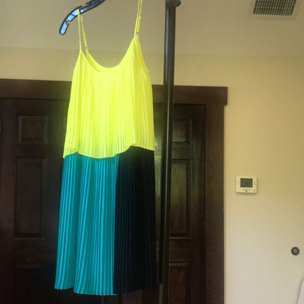 Parker summer dress-fun, gorgeous colors, pleated.